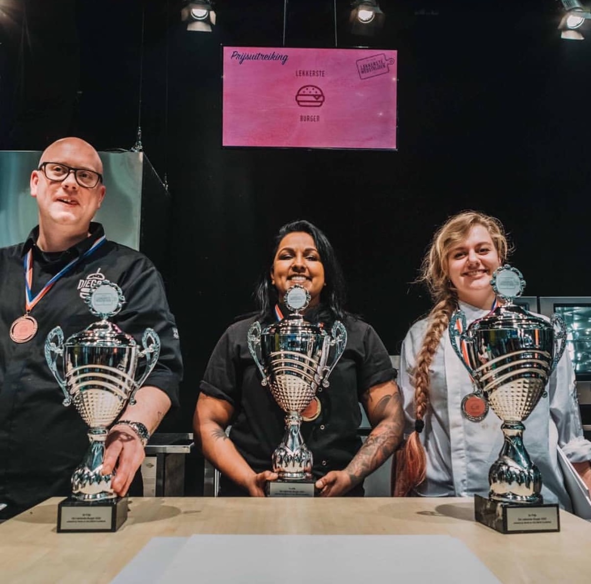 Rohini won in 2020 de vakwedstrijd voor de Lekkerste Burger